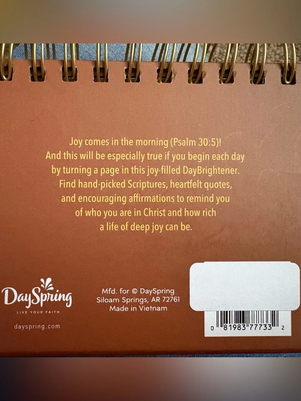 Dayspring gold joy